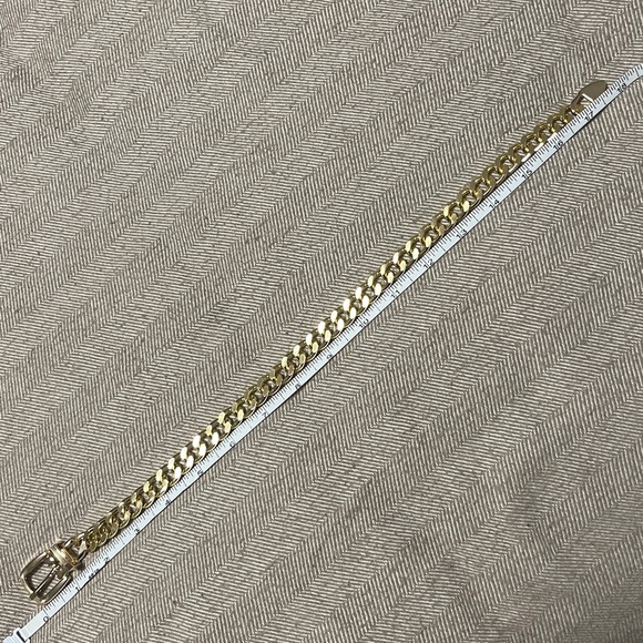 NWOB Belt Buckle Gold Chain Choker Necklace by JAYNEE Jewelry - Picture 5 of 5